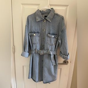 Kittenish Jean dress